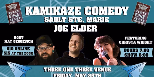 Comedy Night at Three One Three Venue W\/Joe Elder