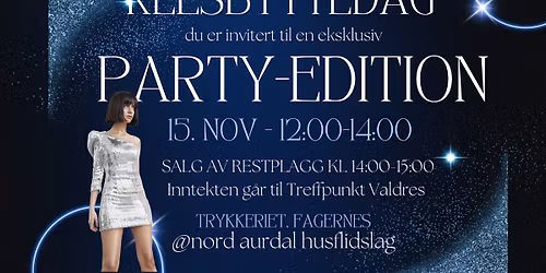 Den store byttedagen Partyedition, n\u00e5 med bruktsalg