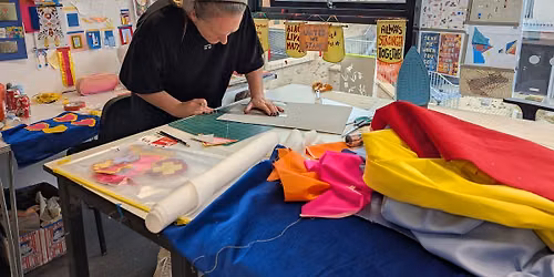 Open Studio -Work in Progress on the Banner for NEA