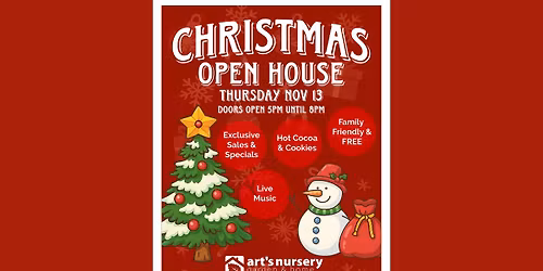 Christmas Open House at Art's Nursery
