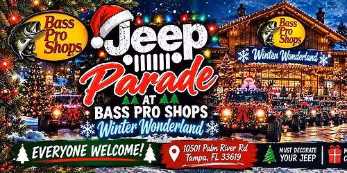 Bass Pro Christmas Jeep Parade