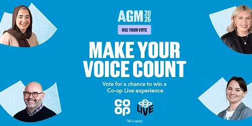 Coop AGM event, Exeter