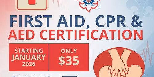 First Aid, CPR, and AED Certification Course