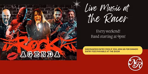 Live Music at the Racer ft. Rock Agenda