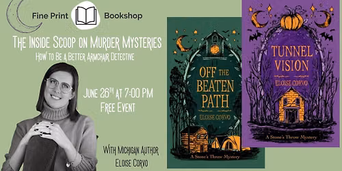 The Inside Scoop on Murder Mysteries with Michigan Author Eloise Corvo