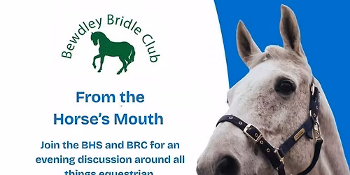 BHS & BRC talk - From the Horse\u2019s Mouth