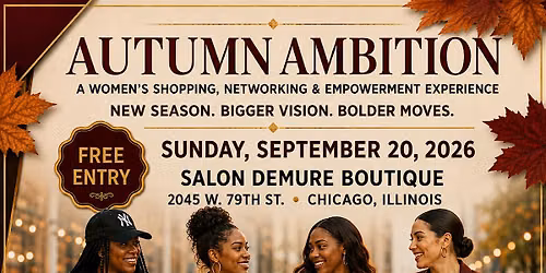 Autumn Pop Up Shop & Networking Affair ( Autumn Ambition)