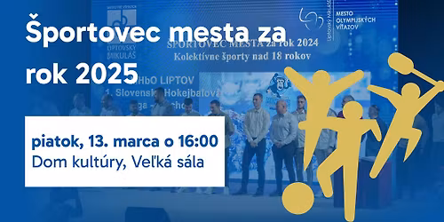 \u0160portovec mesta za rok 2025