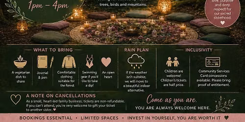 Sacred  Sisters \ud83d\udc93 Rewilding  Forest  circle  \ud83c\udfb6 \u2764\ufe0f 