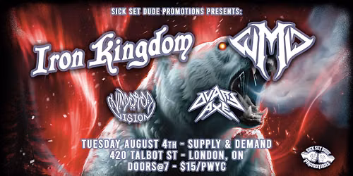 IRON KINGDOM \/\/ W.M.D. \/\/ HINDERED VISION \/\/ OVARY AXE