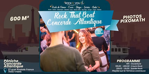 Rock That Boat - Cours + Soir\u00e9e Rock 4 Temps