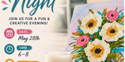 3D flower paintin @ Eclipse Brewing Co