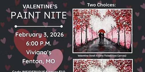 02\/03\/2026 SINGLE PAINTING OPTION Paint Nite at Viviano\u2019s in Fenton, MO