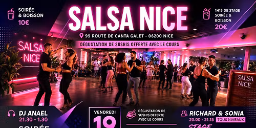 SOIR\u00c9E 100% SALSA \/ Stage Ladies & Men's style
