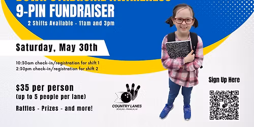 6th Annual Down Syndrome Awareness 9-Pin Tournament