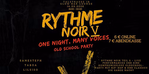 RYTHME NOIR V : OLD SCHOOL PARTY