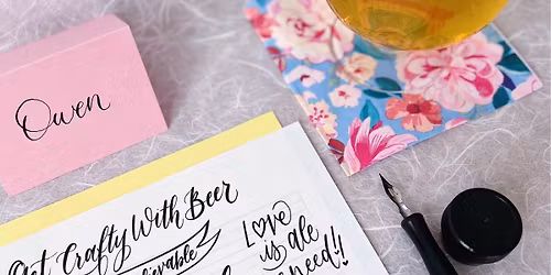 Modern Calligraphy for Beginners at Rites Brewing