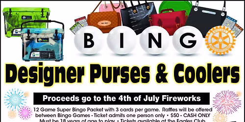 Designer Purses & Cooler Bingo