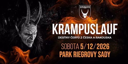 Krampuslauf PRAHA - Park Riegrovy sady 5.12.2026
