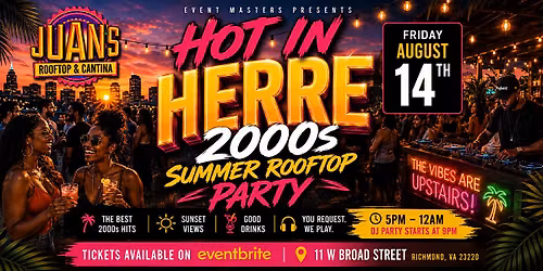 Hot in Herre: 2000s Summer Rooftop Party