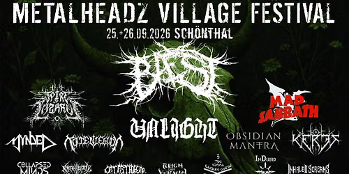 Metalheadz Village Festival 2026