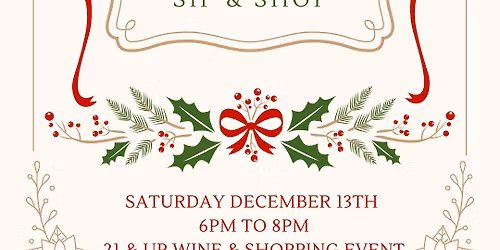 Holiday Sip & Shop
