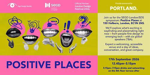 Join us for the SDS & SEGD London joint symposium: 'Positive places'