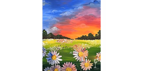 Daisies at Sunset - Paint and Sip in Denver | Classpop!\u2122