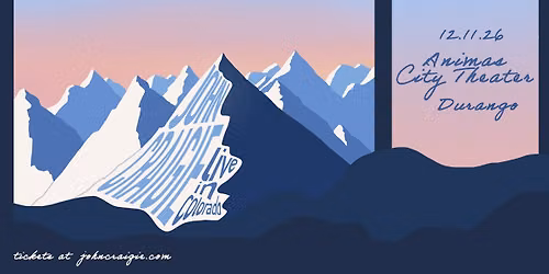 John Craigie - December 11th - Animas City Theatre - Durango, CO