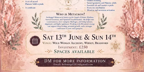 Angelic Reiki - Metatron Methods Course