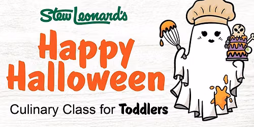 Happy Halloween Culinary Class for Toddlers