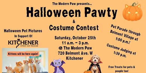 Halloween Pawty & Costume Contest