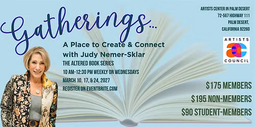 Gatherings: The Altered Book Series with Judy Nemer-Sklar