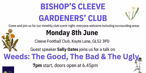 Bishops Cleeve Gardeners' Club Event Night