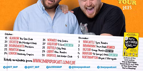 Two Mr Ps Podcast at Worthing Assembly Hall