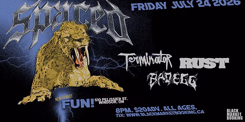 Spaced (NY) \/ Terminator \/ Rust \/ Bad Egg @ FUN! (New venue)