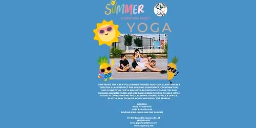 Summer Adventure Family Yoga Ages 3-7