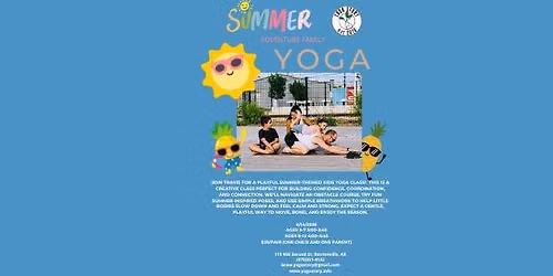 Summer Adventure Family Yoga Ages 3-7