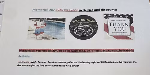 Memorial day weekend, activities