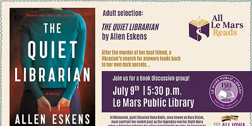 All Le Mars Reads- Adult Book Discussion