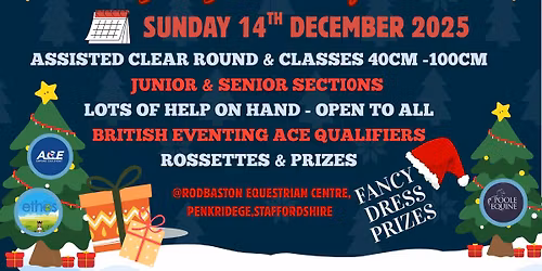 ETHOS BEDDING INDOOR ARENA EVENTING CHRISTMAS EXTRAVAGANZA - Incorporating BE ACE Qualifiers