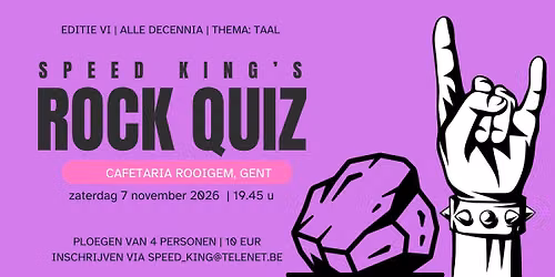Speed King's Rock Quiz VI
