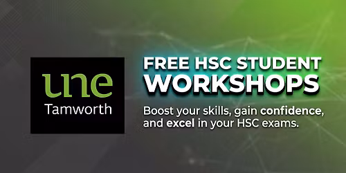 UNE Tamworth: Free HSC Student Workshops
