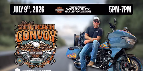Adam Sandoval's Great American Convoy at Windy City Harley-Davidson