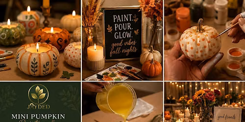 Pumpkin Painting Candle Making