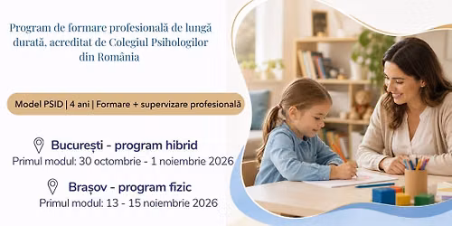 Program de formare profesionala - psihoterapie