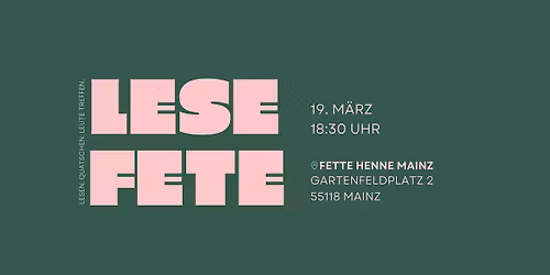 Lese Fete Mainz