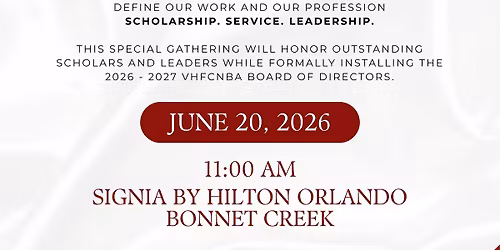 VHFCNBA 2026 Scholarship & Awards Brunch