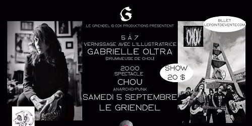 VERNISSAGE (Gabrielle Oltra) SPECTACLE Chou