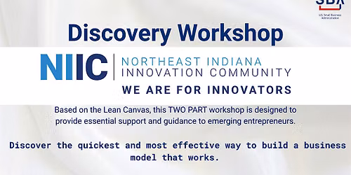 September 8 and 10 2026 Discovery Workshop (Two-Session Class)